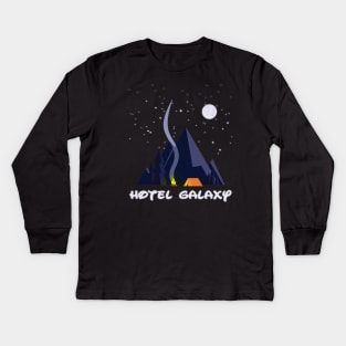 Hotel Galaxy Kids Long Sleeve T-Shirt